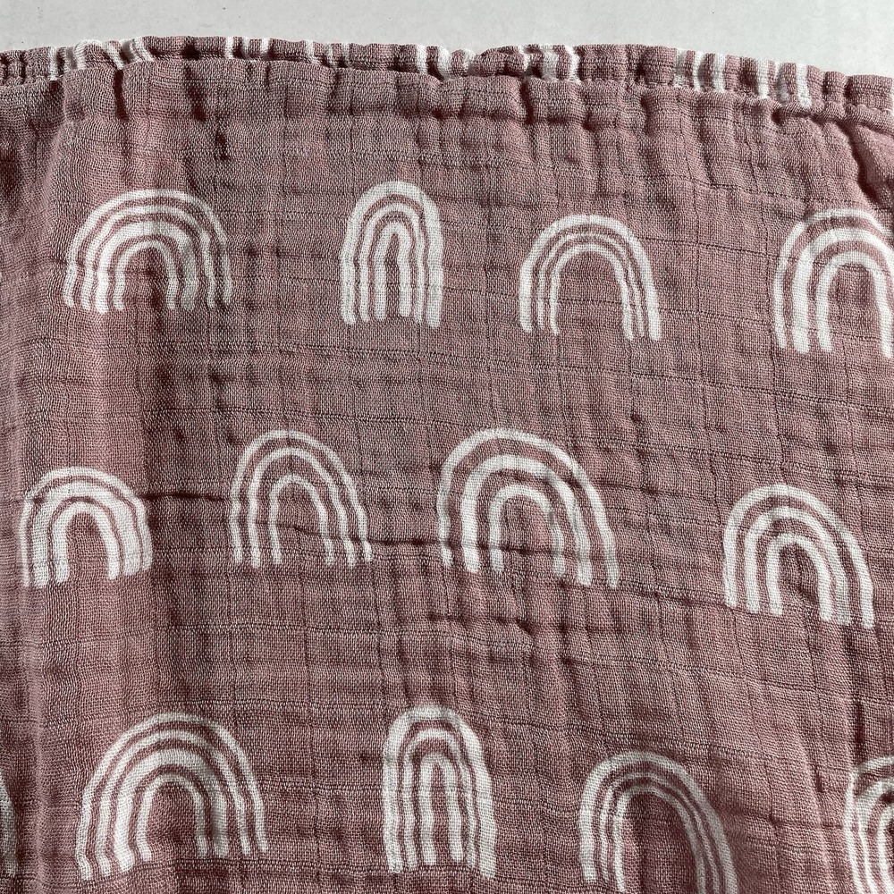 Comfy Cubs Muslin Swaddle Blanket‎ 47 x 47 Soft Cotton Baby Blanket Wrap